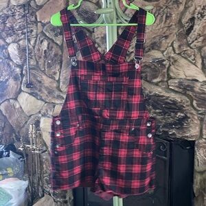 Hot Topic short overalls
